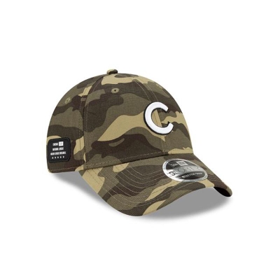 Chicago Cubs Gorra | New Era MLB Armed Forces Weekend Stretch Snap 9forty Adjustable Cap Mexico - Verdes